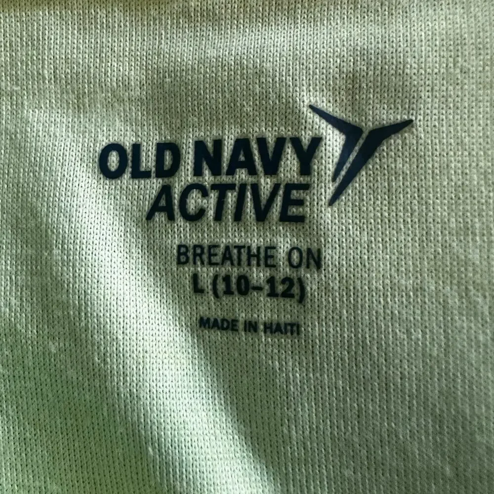NWOT Old Navy Active Breath On Girls Yellow Tank Top sz L
